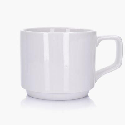 Kubek DUKA STAPEL 280 ml biały porcelana