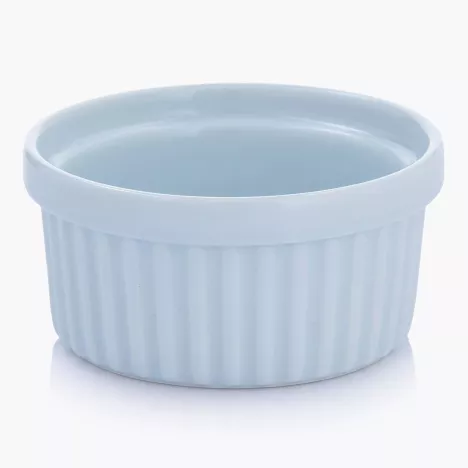 Kokilka okrągła ramekin DUKA PUFF 2.0 10 cm błękitna kamionkowa