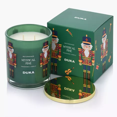 Świeca zapachowa sojowa Mystical Pine DUKA NUTCRACKER 300 g