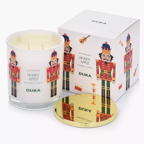 Świeca zapachowa sojowa Honey Apple DUKA NUTCRACKER