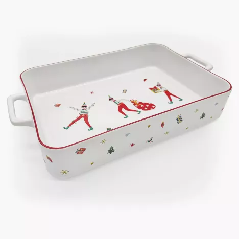 Forma do pieczenia świąteczna DUKA LYCKLIG 36x22 cm kamionkowa