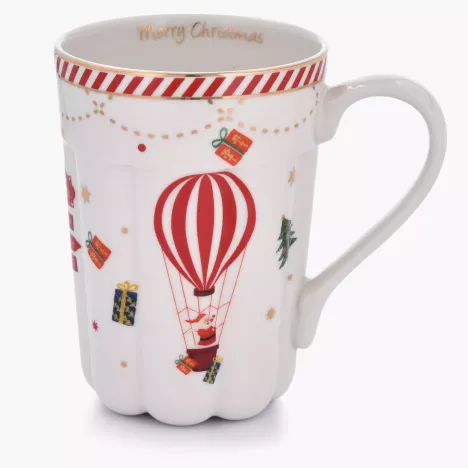 Kubek świąteczny balon DUKA LYCKLIG 400 ml porcelanowy