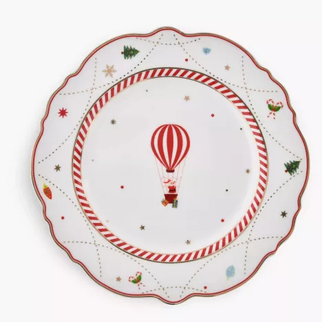 Talerz świąteczny balon DUKA LYCKLIG 20 cm porcelanowy