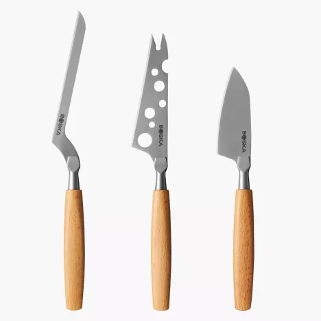 Zestaw 3 noży do sera BOSKA AMIGO stal nierdzewna
