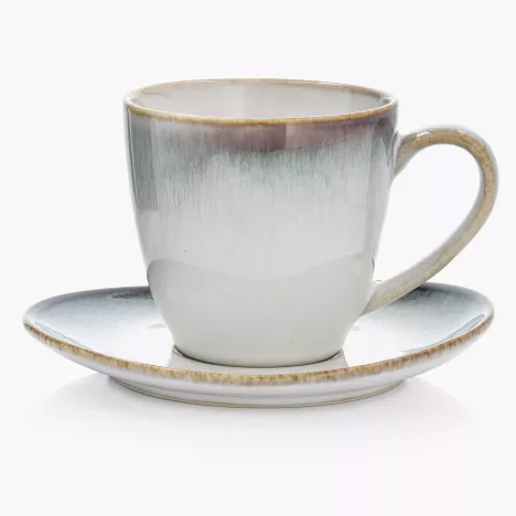 Filiżanka ze spodkiem DUKA FREJA 220 ml porcelana wielokolorowa