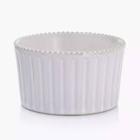 Kokilka okrągła ramekin DUKA KEX 9 cm kremowa ceramiczna