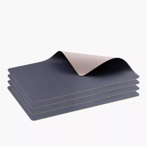 Podkładki BITZ 46x33cm 4 szt. królewski błękit/piaskowy