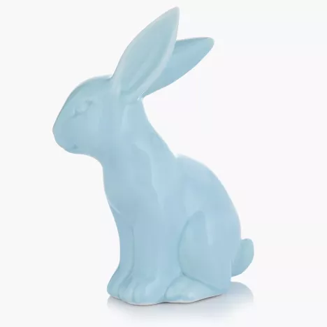 Figurka wielkanocna zając DUKA LEA BLUE 13,4 cm błękitna porcelanowa