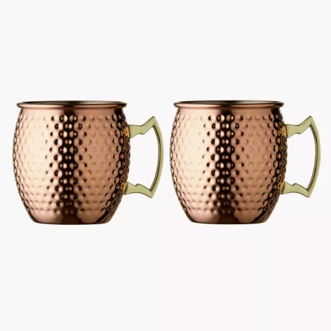 Zestaw kubków LYNGBY MOSCOW MULE 2 szt. 500 ml miedziany