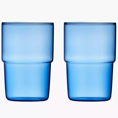 Szklanki do napojów LYNGBY TORINO 400 ml 2 szt. niebieskie