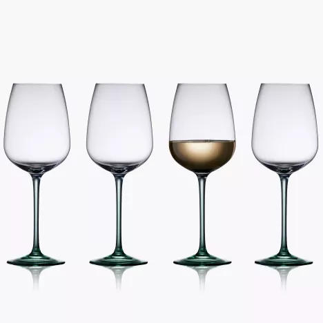 Kieliszki do białego wina LYNGBY VIENNA 530 ml 4 szt. zielone