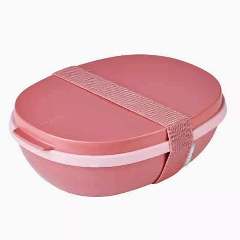 Pojemnik na żywność lunchbox MEPAL ELLIPSE DUO 1425 ml koralowy