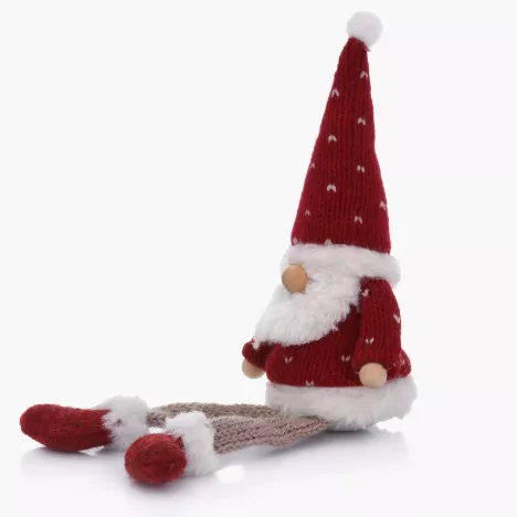 Skrzat gnom świąteczny skandynawski DUKA NISSE 25 cm czerwony