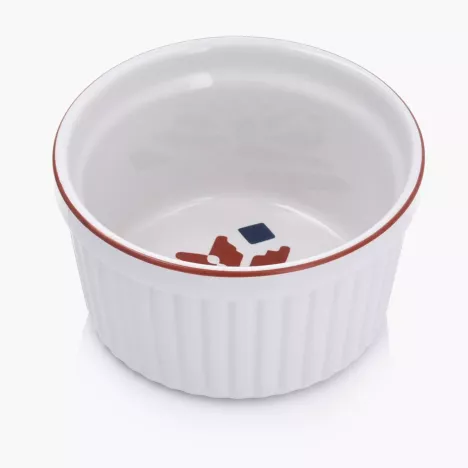 Kokilka do zapiekania świąteczna ramekin DUKA NORDIC 9 cm ceramiczna