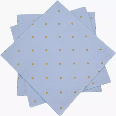 Serwetki papierowe PAW Golden Dots 33x33 cm 20 szt niebieskie
