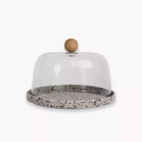 Deska do sera z kloszem SAGAFORM DITTE szara