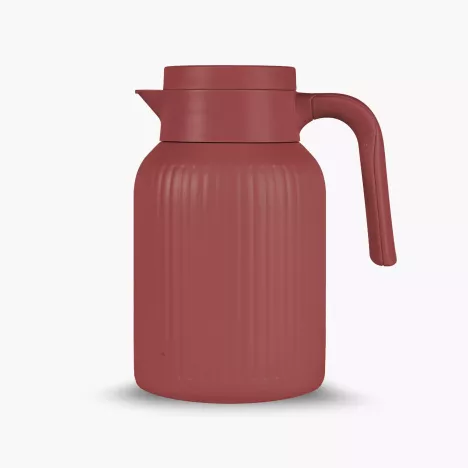 Dzbanek termiczny SAGAFORM TRINE 1,5L ciemno czerwony, stal nierdzewna