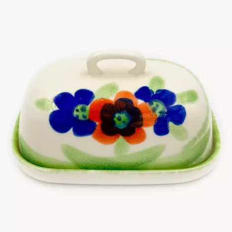 Maselniczka kwiaty SALT&PEPPER FLEUR kremowy kamionkowy
