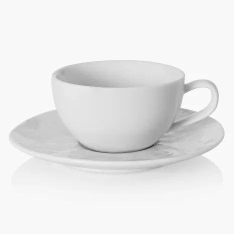 Filiżanka ze spodkiem różyczki DUKA SARA 90 ml porcelana