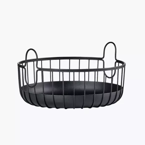 Koszyk metalowy ZONE DENMARK 22 x 8 cm czarny