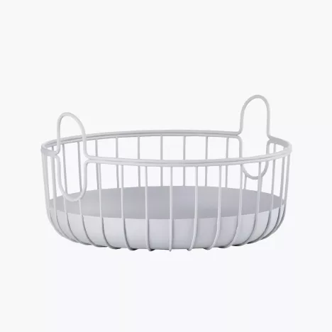 Koszyk metalowy ZONE DENMARK 22 x 8 cm jasnoszary