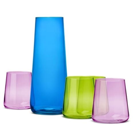 Komplet do wody dzbanek szklanki KROSNO AVANT GARDE DECO 5 el. 350 ml
