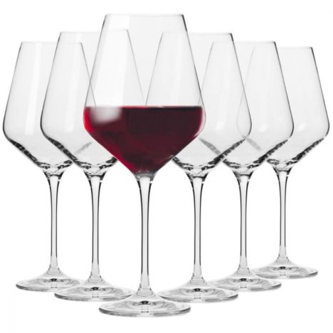 Kieliszki do czerwonego wina KROSNO AVANT-GARDE 6 szt. 550 ml