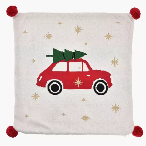 Poszewka na poduszkę samochód DUKA JULIG 50x50 cm świąteczna bawełniana