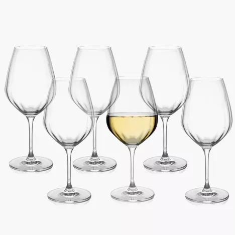 Kieliszki do białego wina DUKA PRISM 6 szt. 550 ml szkło kryształowe