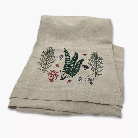 Obrus prostokątny DUKA ALFHEIM 250x150 cm beżowy lniany