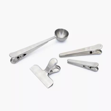 Akcesoria do kawy DUKA BARISTA 4 szt. srebrne stalowe