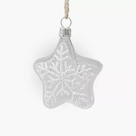 Bombka szklana gwiazdka NORDLJUS 6 cm