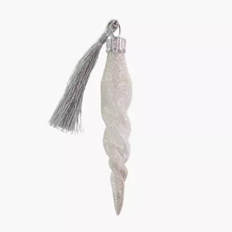 Bombka szklana sopelek twist NORDLJUS 10 cm