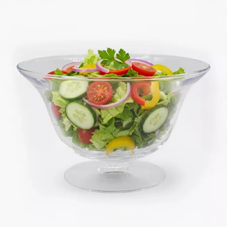 Misa sałatkowa na nóżce DUKA GLASS 23 cm szklana
