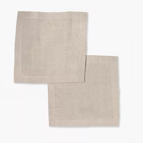 Zestaw 2 serwetek DUKA LYCKLING 40x40 cm 100% len beżowy