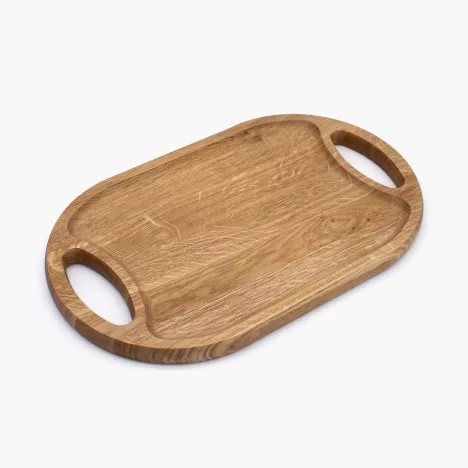 Taca do serwowania DUKA EK 40x24 cm drewniana dębowa
