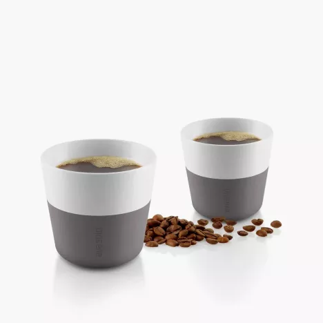 Zestaw 2 filiżanek do Lungo EVASOLO 230ml Elephant Grey