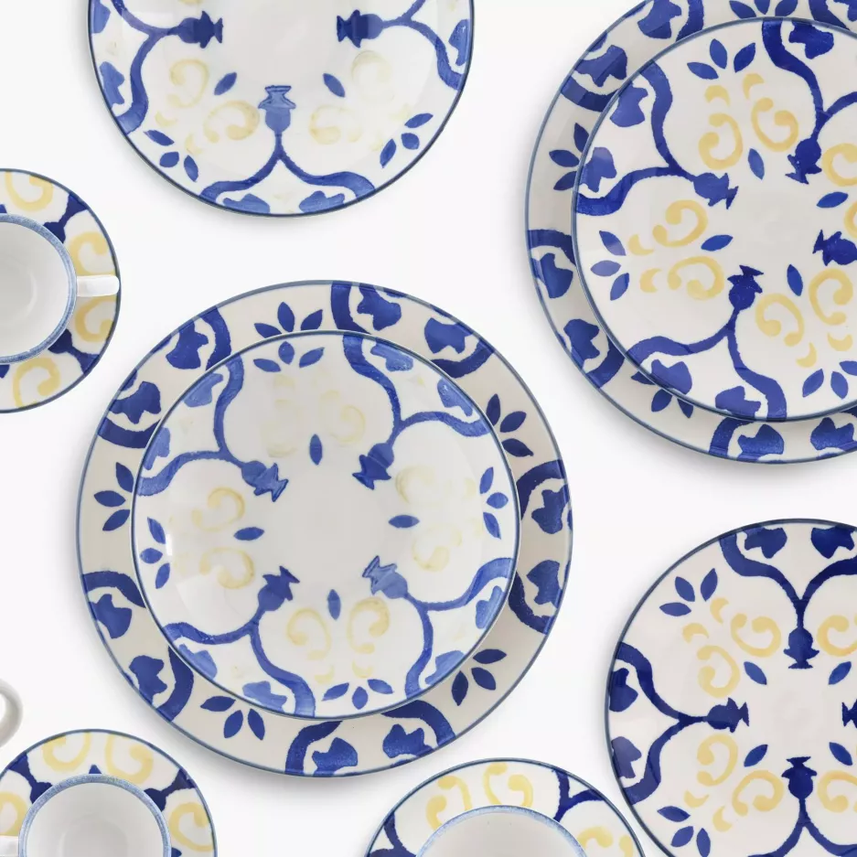 Filiżanka ze spodkiem DUKA ANDALUSIA 250 ml kremowa ceramiczna