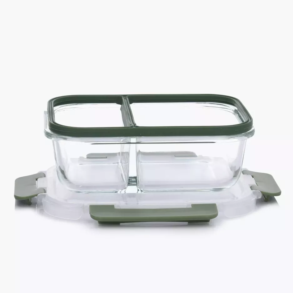 Pojemnik na żywność lunchbox bento DUKA IDEAL LUNCH 570 ml szklany