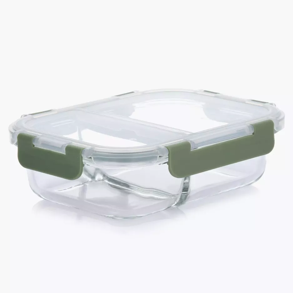 Pojemnik na żywność lunchbox bento DUKA IDEAL LUNCH 980 ml szklany