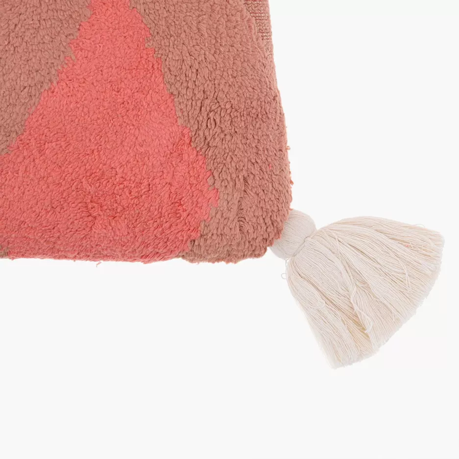 Poduszka dekoracyjna DUKA SORBET 50x50 cm różowa bawełniana