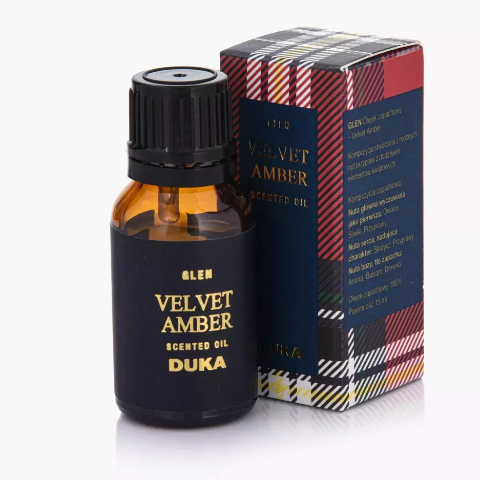 Olejek zapachowy Velvet Amber DUKA GLEN 15 ml