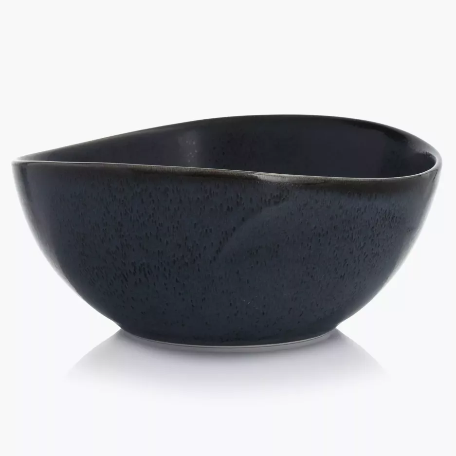 Zestaw obiadowy TIME BLACK 12 el. grafitowy porcelanowy