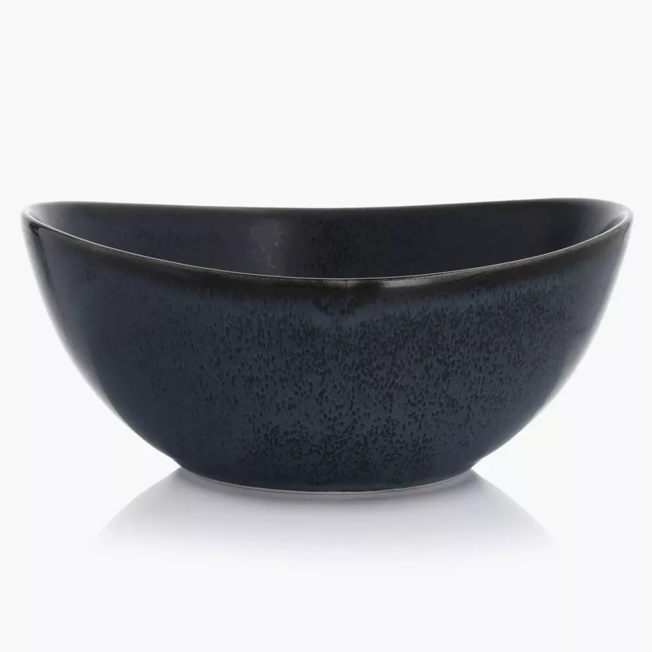 Zestaw obiadowy TIME BLACK 12 el. grafitowy porcelanowy