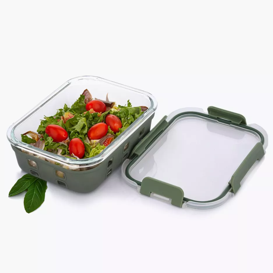 Pojemnik na żywność lunchbox DUKA IDEAL LUNCH 1520 ml szklany