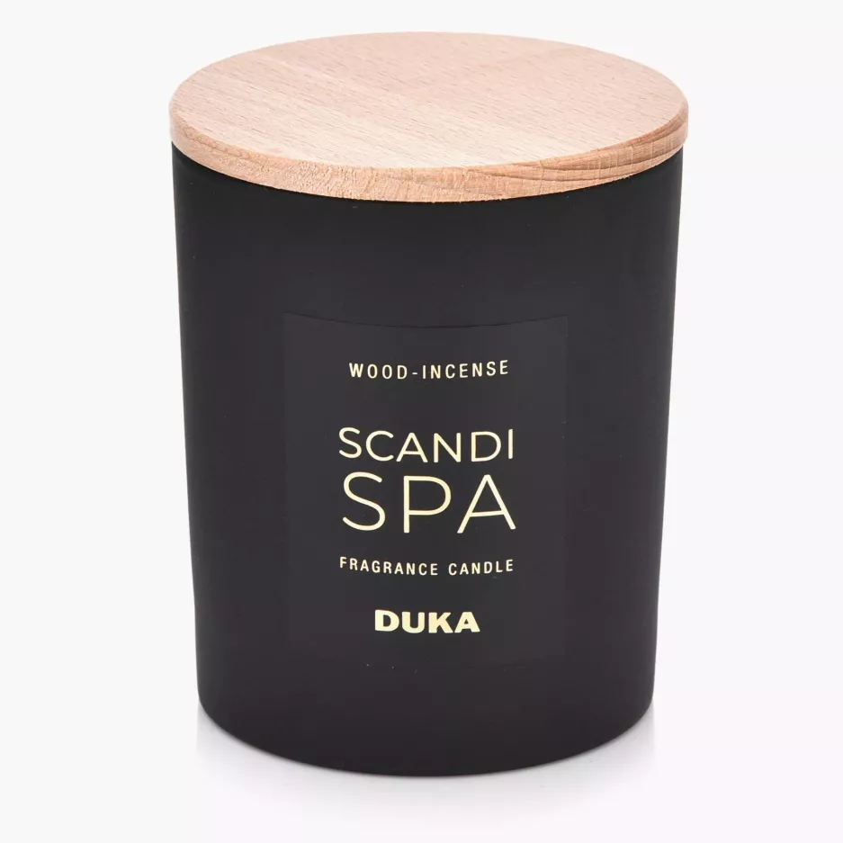 Świeca zapachowa sojowa Wood-incense DUKA SCANDI SPA 170 g