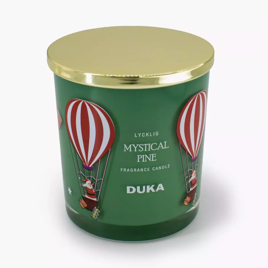 Zapachowa świeca sojowa LYCKLIG MYSTICAL PINE 8,8x10,8 cm