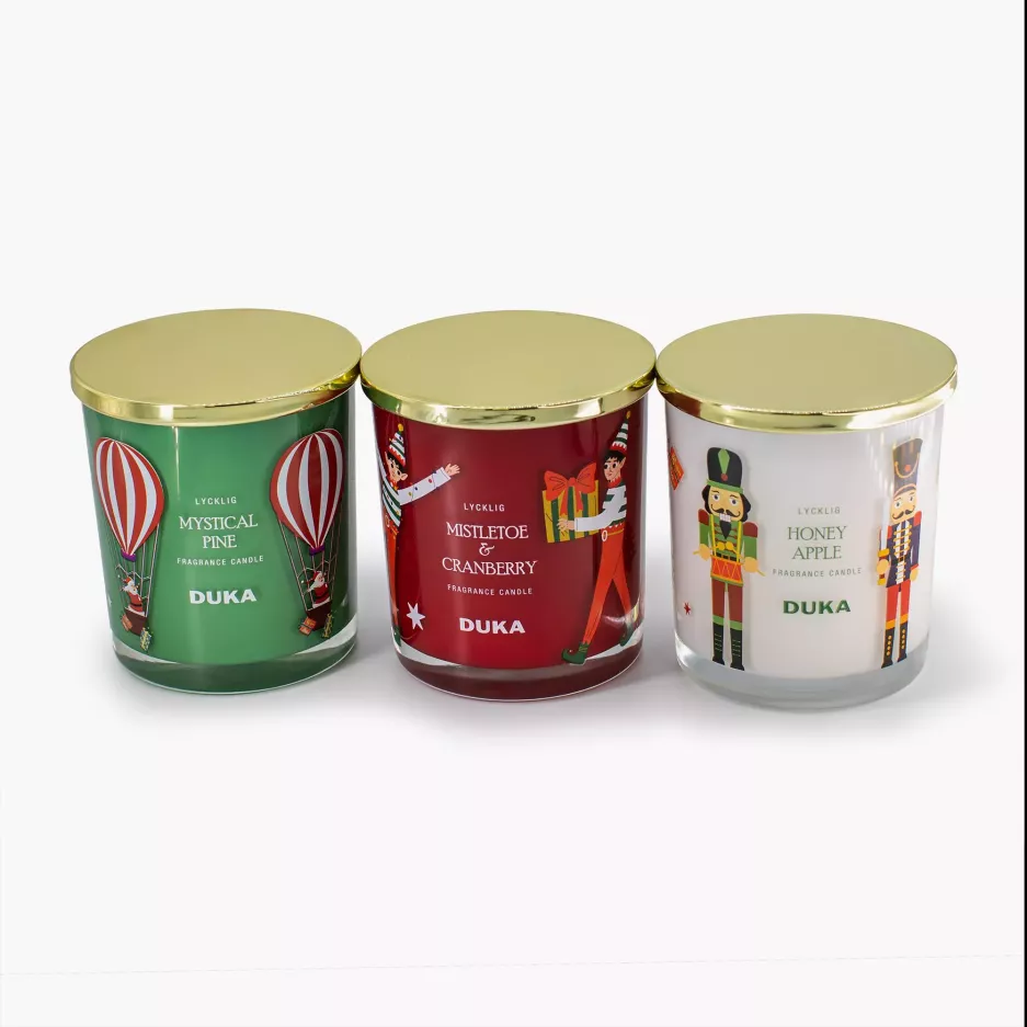 Zapachowa świeca sojowa LYCKLIG MYSTICAL PINE 8,8x10,8 cm