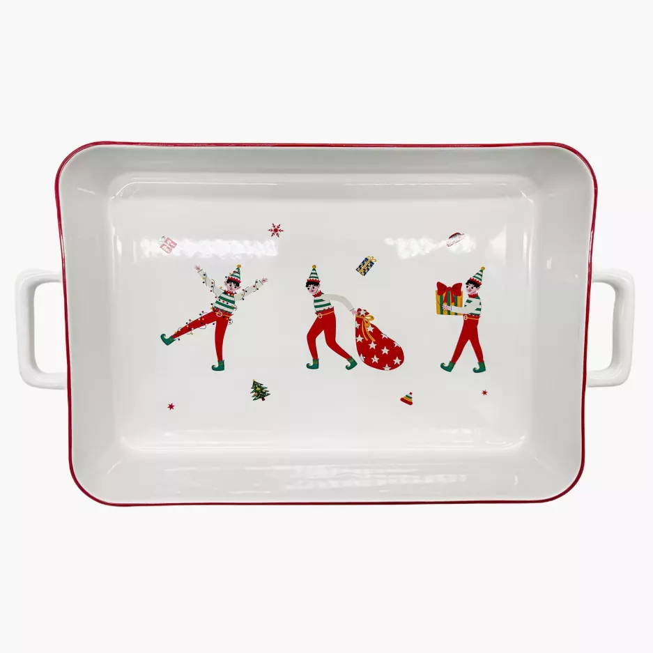 Forma do pieczenia świąteczna DUKA LYCKLIG 36x22 cm kamionkowa