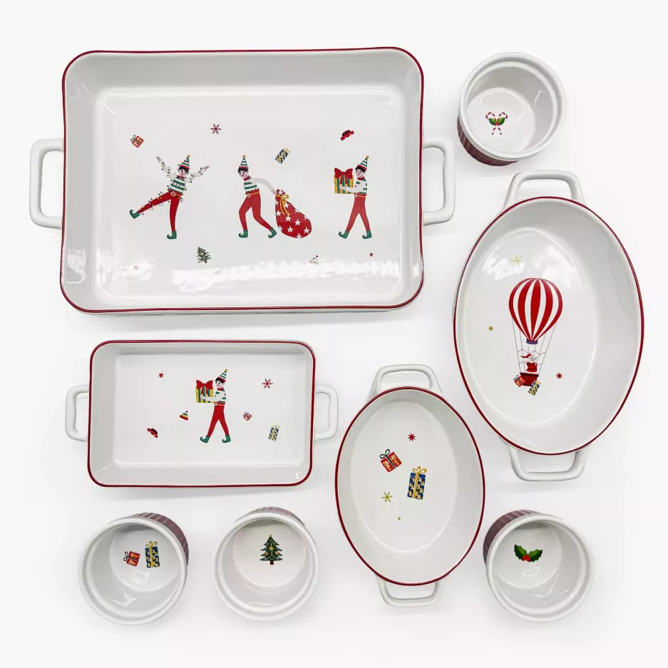 Forma do pieczenia świąteczna DUKA LYCKLIG 36x22 cm kamionkowa